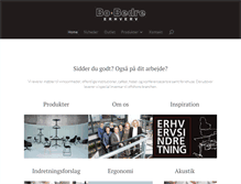 Tablet Screenshot of bobedre-erhverv.com